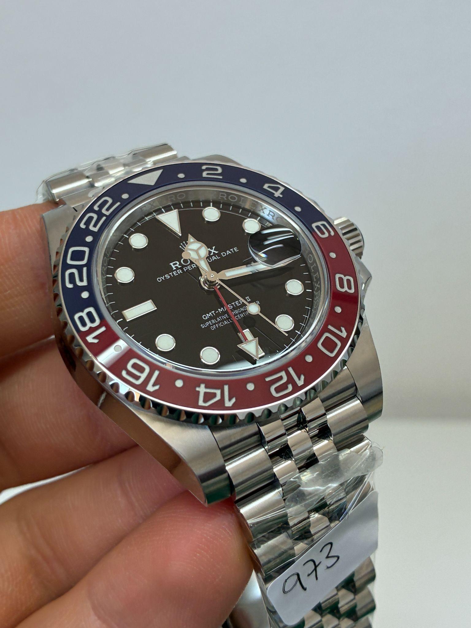 GMT-Master II 126710BLRO Pepsi Jubilee — 904L Steel VSF V3 1:1 Best Edition · Black Dial · Pepsi Bezel · DD3285 — thumbnail 5