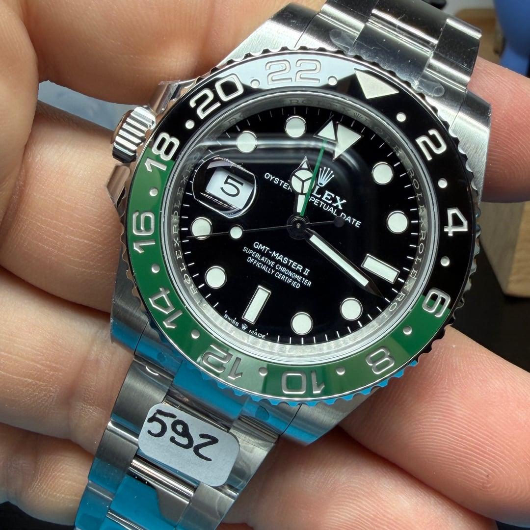 GMT-Master II 126720VTNR "Sprite" Oyster — 904L Steel VSF 1:1 Best Edition · Black Dial · Green/Black Bezel · DD3285 — thumbnail 2