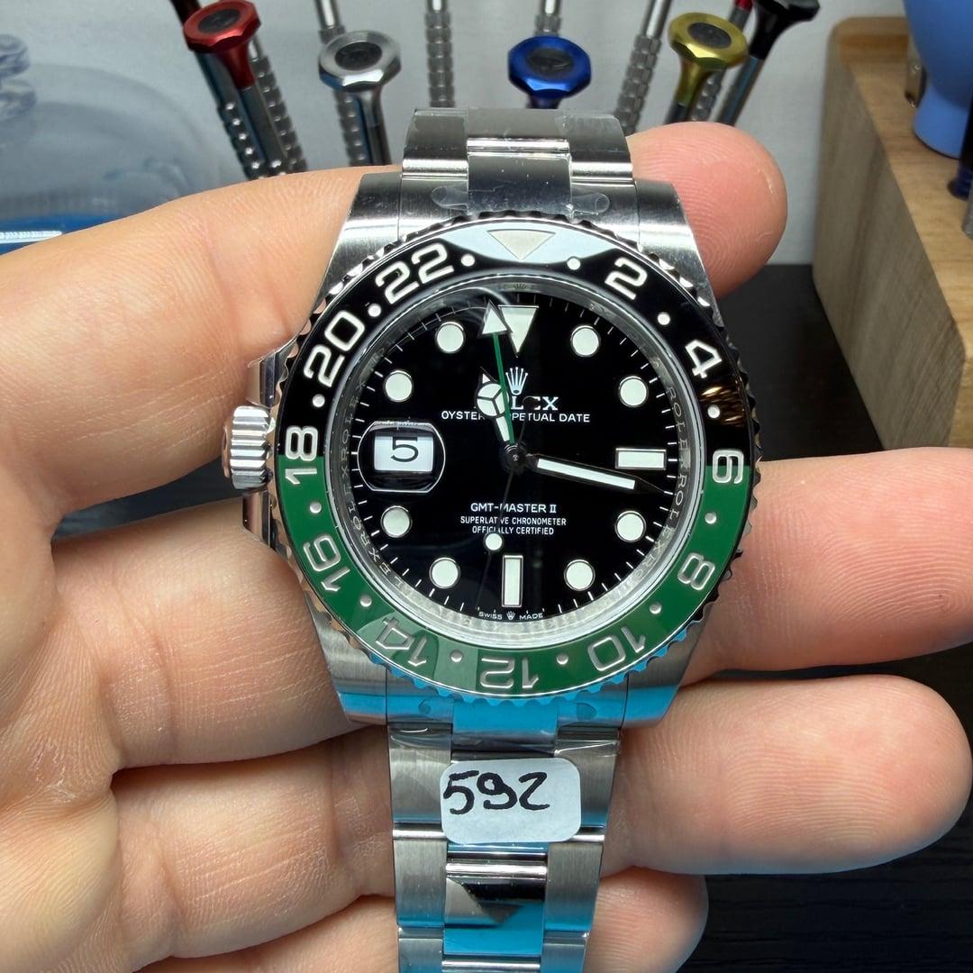 GMT-Master II 126720VTNR "Sprite" Oyster — 904L Steel VSF 1:1 Best Edition · Black Dial · Green/Black Bezel · DD3285 — thumbnail 3
