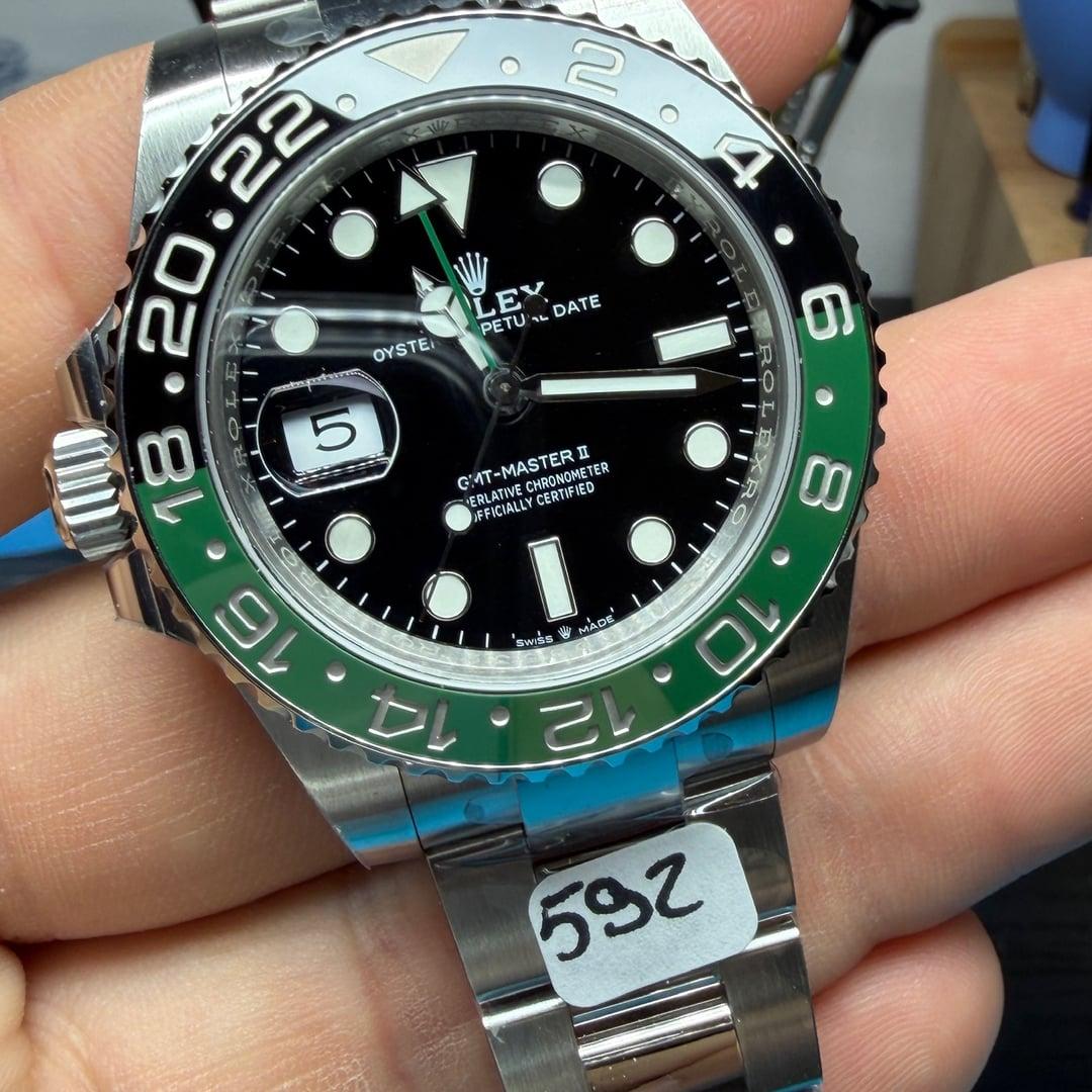 GMT-Master II 126720VTNR "Sprite" Oyster — 904L Steel VSF 1:1 Best Edition · Black Dial · Green/Black Bezel · DD3285 — thumbnail 4