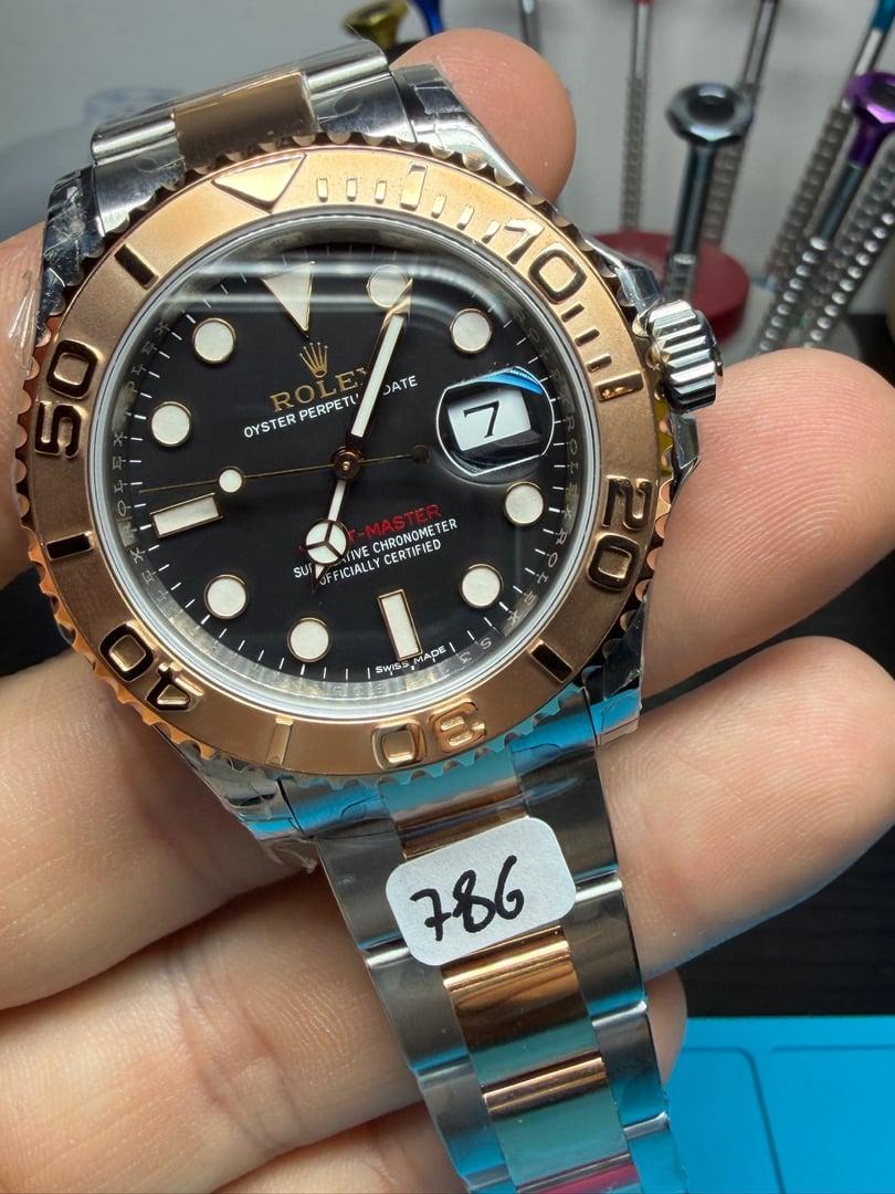 Yacht-Master 116621 — 904L Steel & Rose Gold Two-Tone VSF 1:1 Best Edition · Brown Dial · VS3135 — thumbnail 2