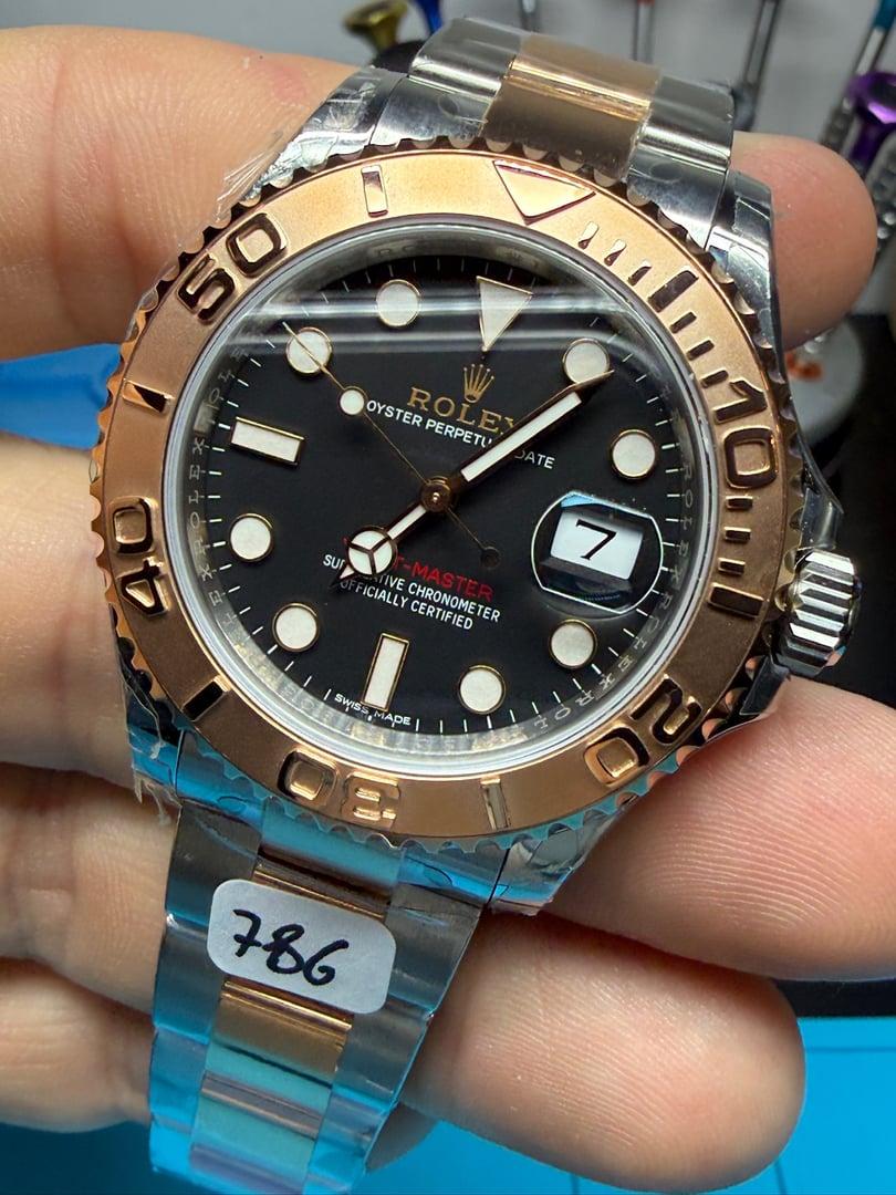 Yacht-Master 116621 — 904L Steel & Rose Gold Two-Tone VSF 1:1 Best Edition · Brown Dial · VS3135 — thumbnail 3