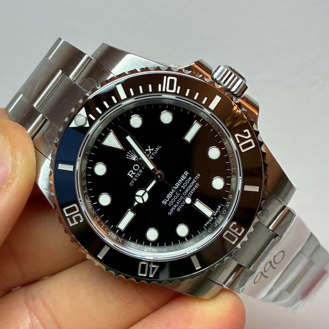 Submariner 124060 No Date 41mm — 904L Steel VSF 1:1 Best Edition · Black Dial · Black Ceramic Bezel · VS3230 — thumbnail 5