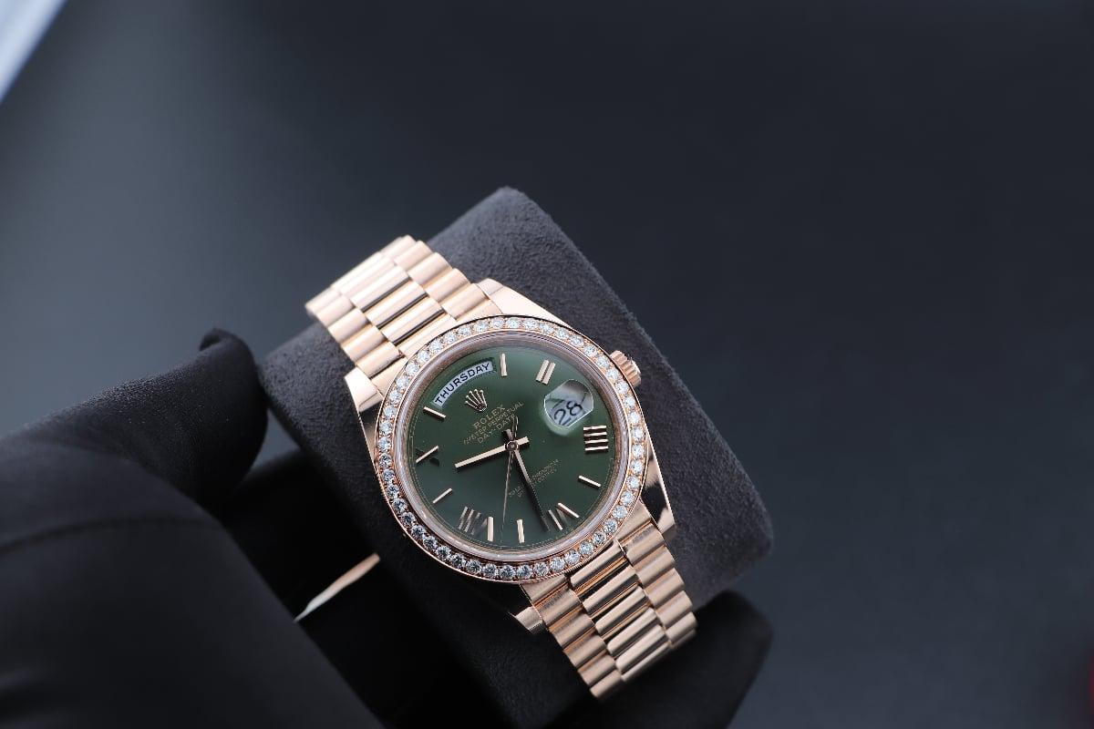 Custom 40mm Rose Gold Presidential-Style Build — DD3255