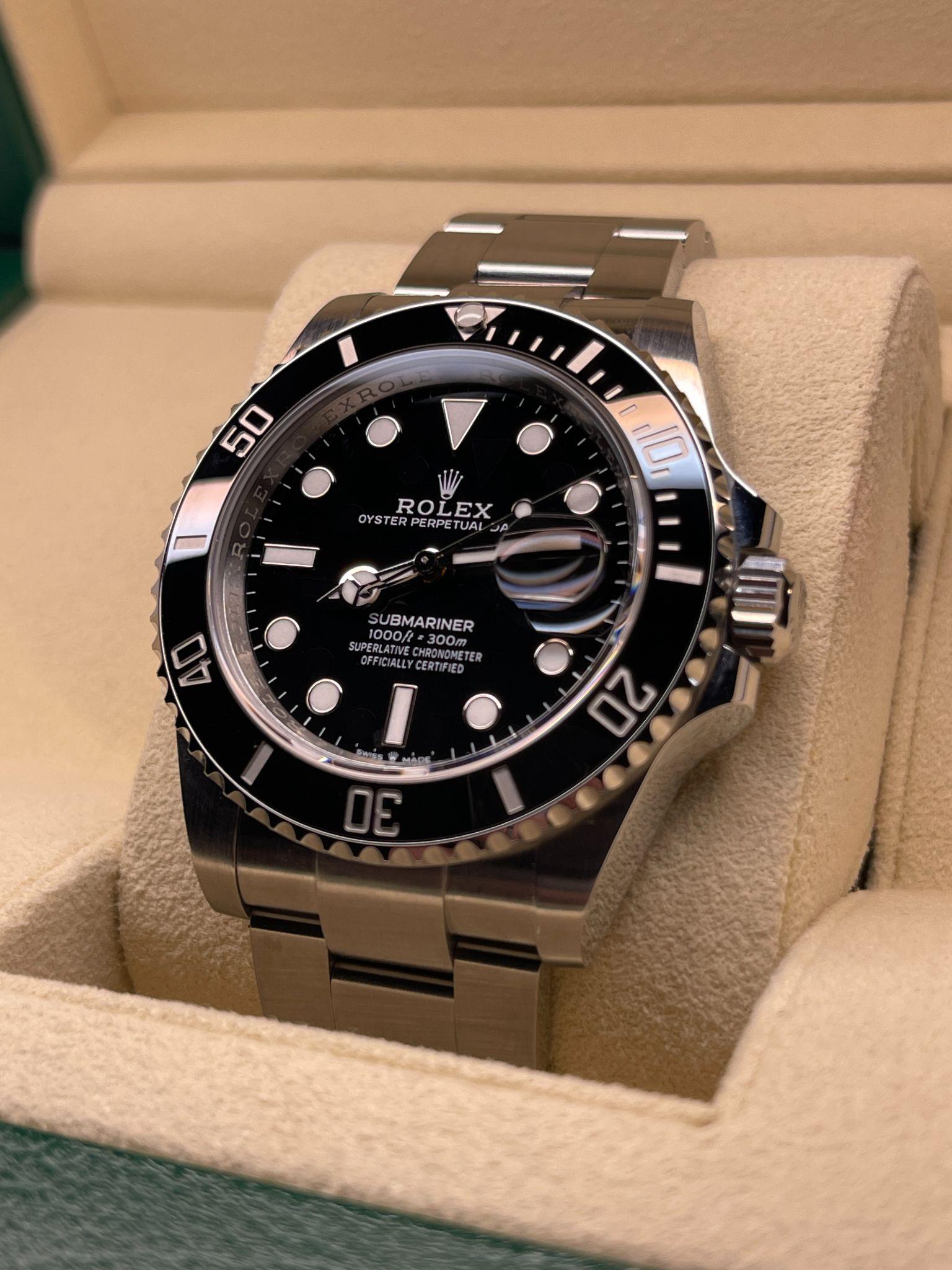 Submariner 126610LN — Build Franken Negro · Esfera Negra · Bisel Cerámico Negro · Fecha · Oyster · VS3235 — thumbnail 3