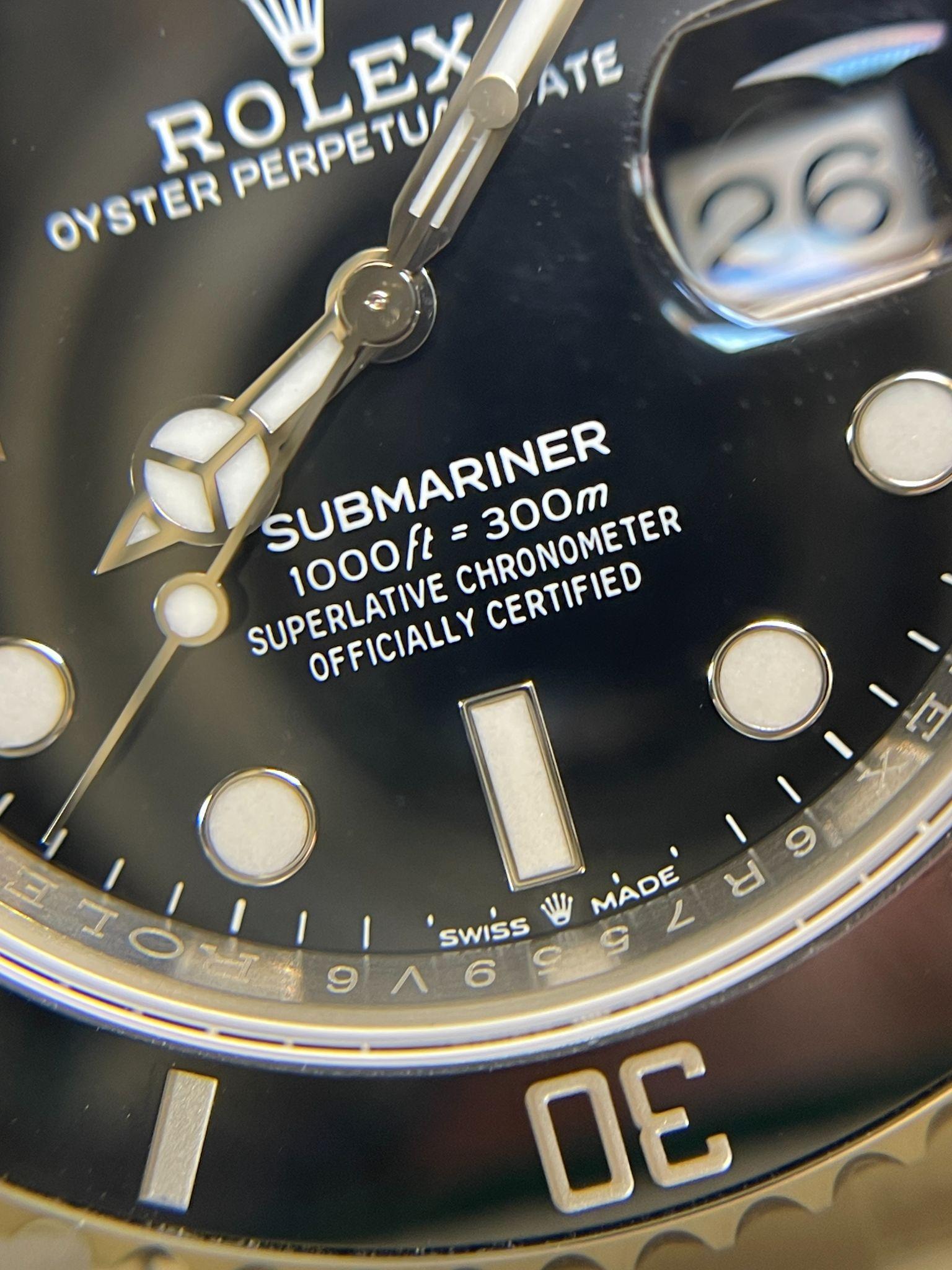 Submariner 126610LN — Build Franken Negro · Esfera Negra · Bisel Cerámico Negro · Fecha · Oyster · VS3235 — thumbnail 16